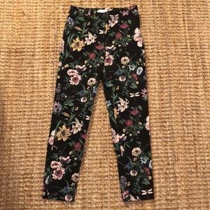 HM High Waisted Floral Trousers